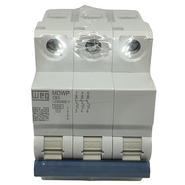 MDWP-C63-3 MINI DISJUNTOR CURVA C TRIPOLAR 230/400V 15265767 WEG