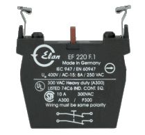 EF220F.1 BLOCO DE CONTATO TERMOPLÁSTICO POS.1 2NF 134069 SCHMERSAL