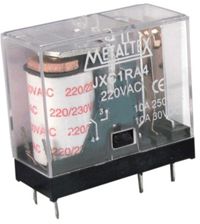 JXC1RA4 RELÉ MINIATURA DE POTÊNCIA METALTEX