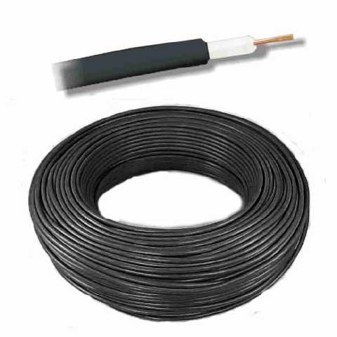 Cabo de alta isolacao dni 5m rolo 50m preto