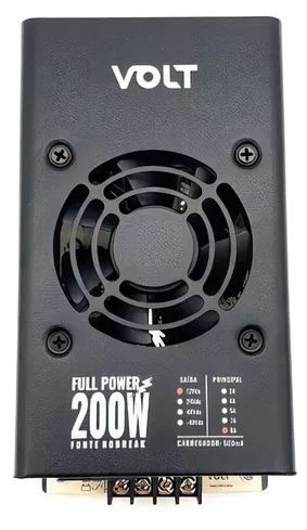 Volt fonte nobreak full power 200w 12v 8a