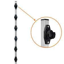 Haste aluminio industrial 6 is w 1m 25x25 - parafuso qualihaste