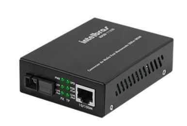 Conversores de midia fast wdm monomodo 20 km - kfsd 1120 b intelbras