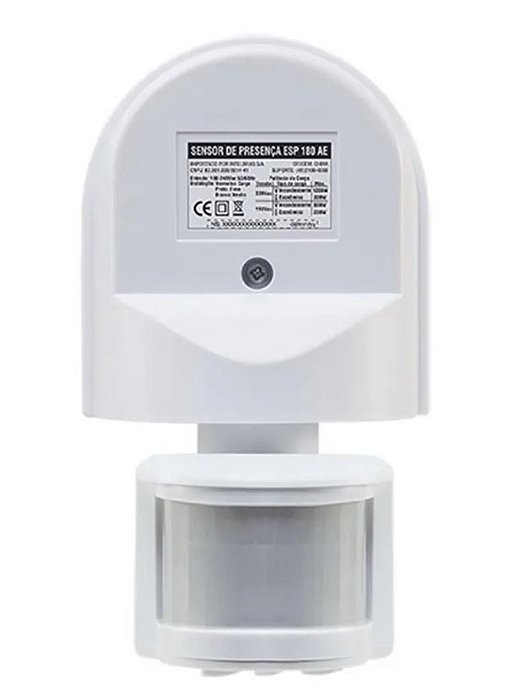 Sensor de presenca intelbras para iluminacao esp 180 ae