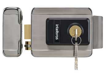 Fechadura intelbras 12 volts ffx2000 inox