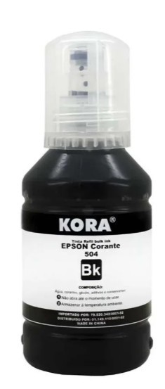 Refil tinta b ink epson master 504 544 corante bk 127ml r-ep127bk