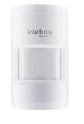 Sensor movimento sem fio intelbras ivp 8000 pet