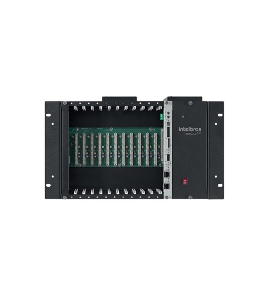 Central pabx intelbras impacta 300 - rack
