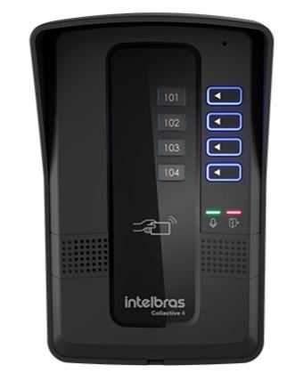 Porteiro coletivo intelbras collective 4