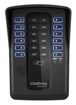 Porteiro coletivo intelbras collective 12