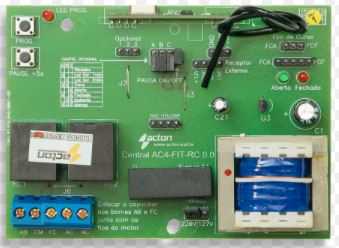 Placa portao acton ac4 fit up 433mhz