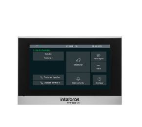 Terminal interno video porteiro intelbras tvip 3000 un