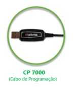Cabo de programacao radios profissionais intelbras rpd 7000