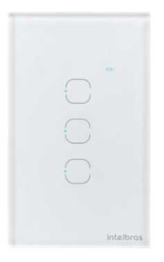 Automacao interruptor inteligente wifi intelbras ews 1003 touch branco