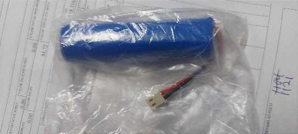 Pri - bateria intelbras recarreg li-po 3,7v 2,2a c  fio conector