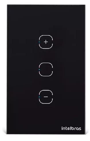 Automacao interruptor inteligente wifi intelbras ews 1101 preto touc dimmer