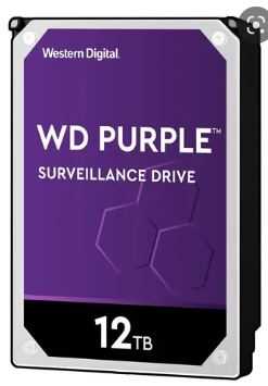 Hd sata western digital 12tb 7200-intelbras purple