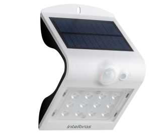 Solar arandela intelbras asi 220 lm luz branca