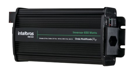 Solar inversor de onda modificada 650w 12vcc p  220vac imd652