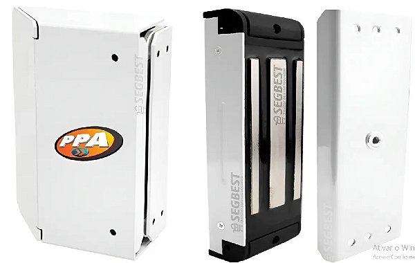 Fechadura eletroima ppa p100 2 folhas deslizantes bca