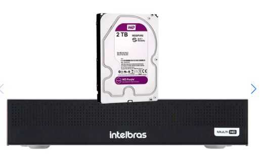 Dvr mhdx 8 canais intelbras hdcvi 1008-c - c  hd 2 tb