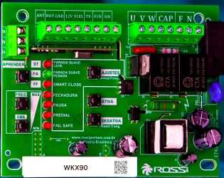 Placa portao rossi wkxh90-vip - deslizante com hall