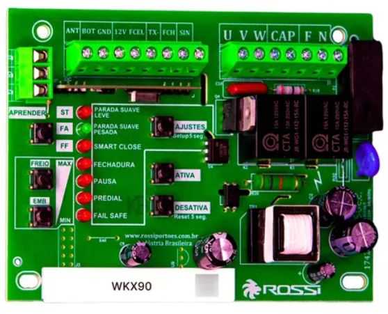 Placa portao rossi basculante wkx90-fs-hcs