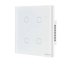 Automacao interruptor inteligente wifi intelbras ews 1004 touch branco
