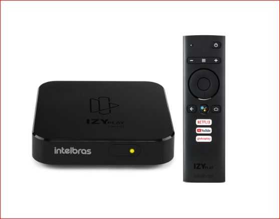 Automacao tv smart box intelbras izy play full hd