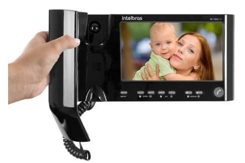 Video porteiro intelbras iv 7010 hs hd preto
