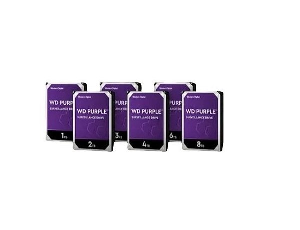 Hd sata western digital 2tb 7200-intelbras purple