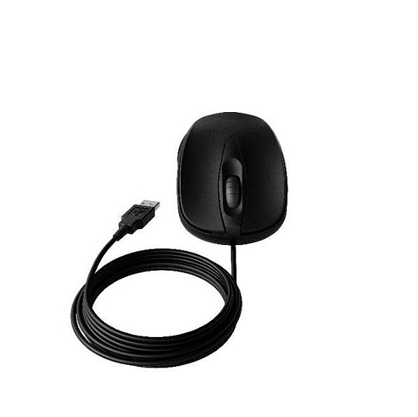 Mouse com fio intelbras preto mci10