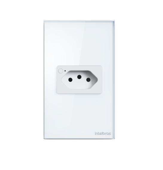 Automacao tomada inteligente wifi intelbras ets 1001 branco - simples