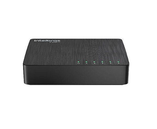 Switch 5p gigabiti ethernet intelbras s1005g skd