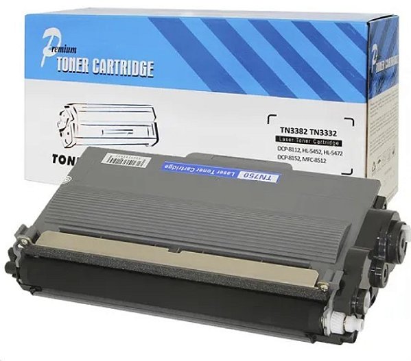 Toner compativel brother tn750 preto premium.