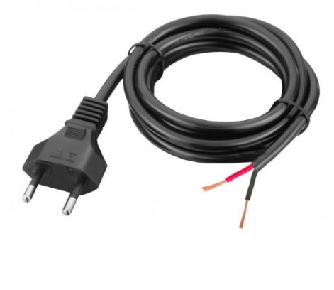 Cabo de forca sem plug 0,5m - cabevi