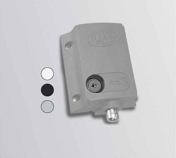 Trava eletromagnetica ppa dog 220v c fonte - cinza