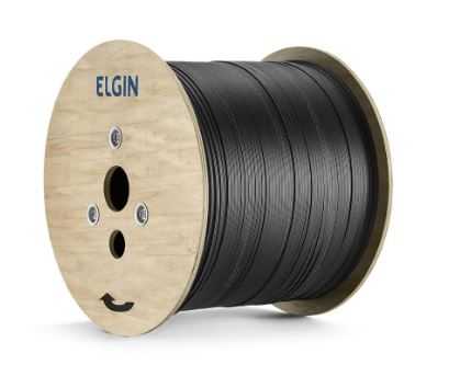 Cabo drop optico elgin -1fo aço bobina1 km