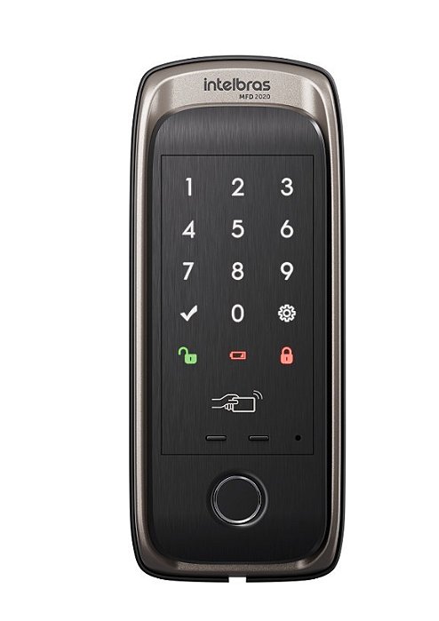 Fechadura digital intelbras mfd 2020 smart sobrepor ch