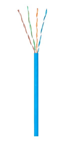 Cabo rede cat5e caixa 305m 4 pares azul (interno) - intelbras