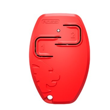 Controle rossi nhcs rc 433 mhz vermelho