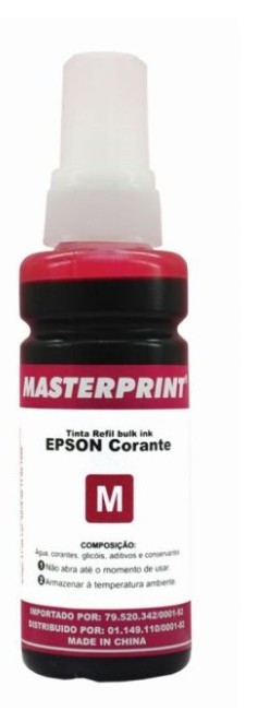 Refil tinta b ink epson master 664 corante m 100ml r-ep100m