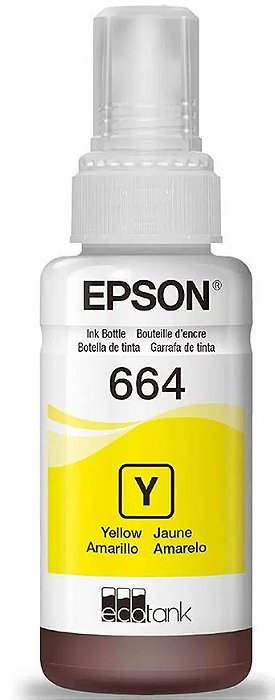 Refil tinta b ink epson master 664 corante y 70ml r-ep100y