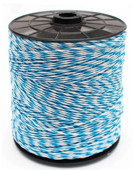 Fio eletroplastico bufallo 15x6 azul 500mts