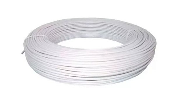 Cabo coaxial 95% 4mm 100m bipolar dupla blindagem bco awg-75 ohms - tel telecomunicoes