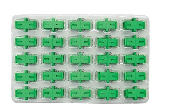 Adaptador optico simplex sc apc - xfa 2 sc intelbras