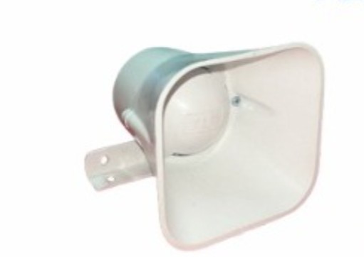 Sirene com fio flr sir piezoeletrica 120db branca