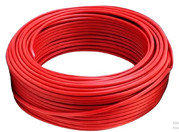 Solar cabo solar vermelho 1,8kv 6mm lamesa- metro