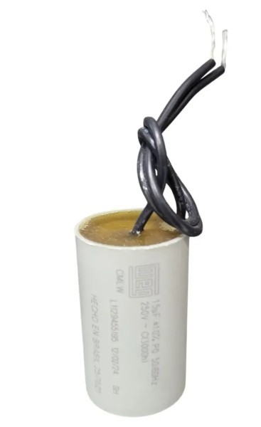 Capacitor motor 15uf 250vca cabevi.