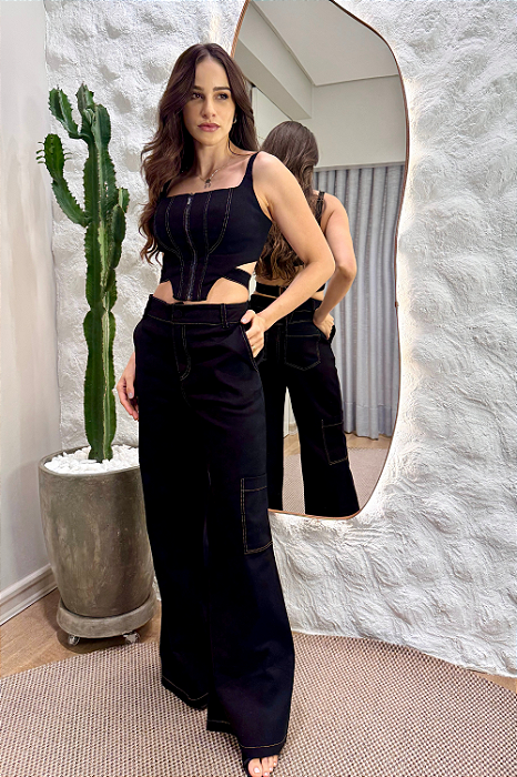 Conjunto Georgia Preto